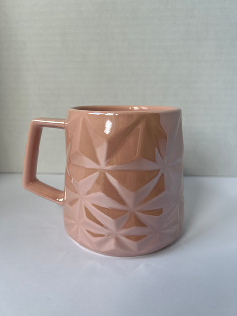 Starbucks "Peppermint Pink" Prism Ceramic Mug 14oz.