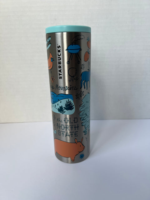 Starbucks "Been There Series" North Carolina Stainless Steel Vacuum-Insulated (2021) 16oz.