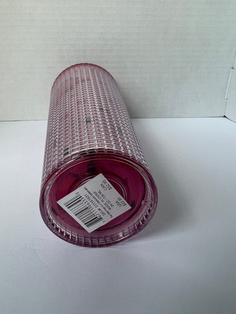 Starbucks Valentine’s Day "Pixel Hearts" Grid Tumbler 24oz.
