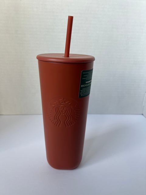 Starbucks "Terracotta" Recycled Triangle Tumbler 24oz.