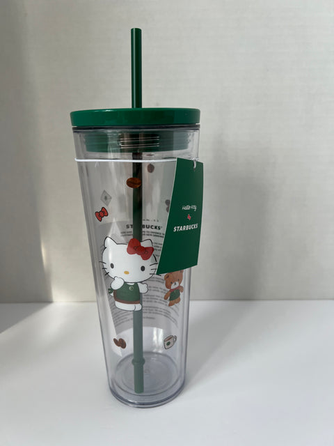 Starbucks Hello Kitty X Bearista Tumbler 24oz.