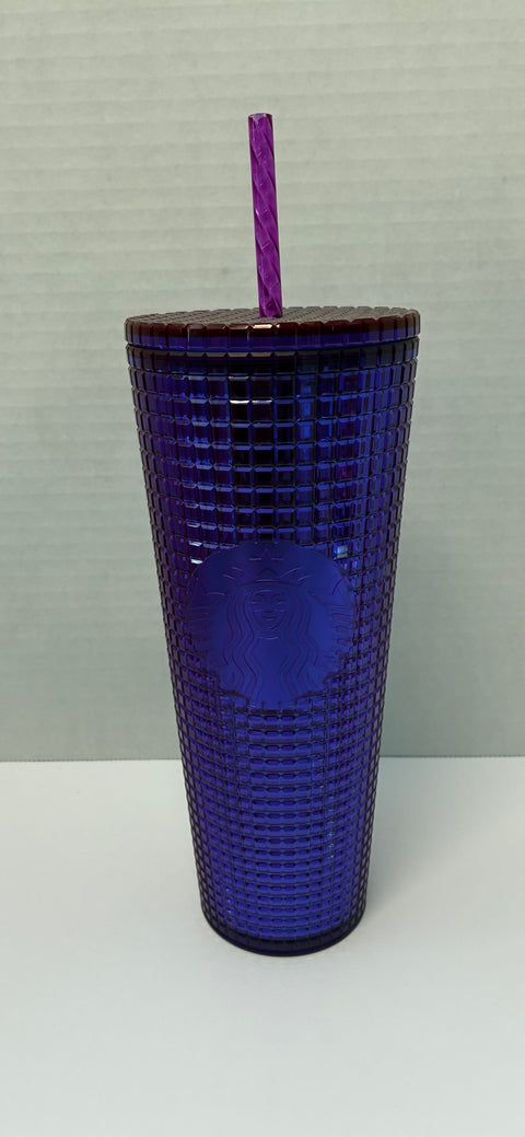Starbucks "Iridescent Magenta Purple" Grid Tumbler 24oz. (2024)