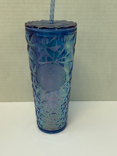 Starbucks "Iridescent Periwinkle" Purple Blue Prism Tumbler 24oz. (2023)