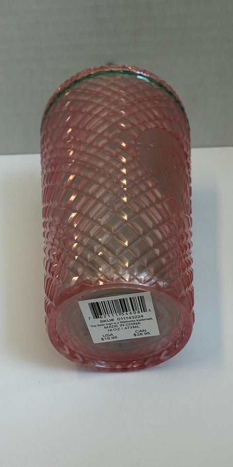 Starbucks "Pink Pearl" Jeweled Tumbler 16oz.