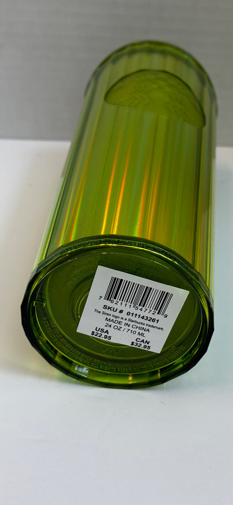 Starbucks "Lime Kaleidoscope" Dome Tumbler 24oz. (2023)