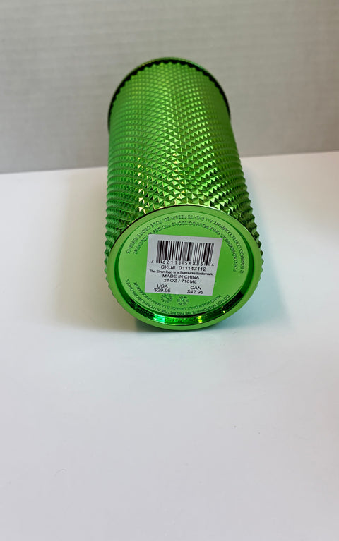 Starbucks Metallic Green Studded Tumbler (2023 Edition) 24oz.