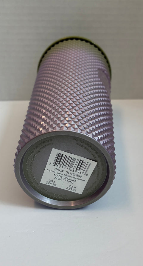 Starbucks "Lavender Matcha" Ombre Studded Tumbler 24oz.