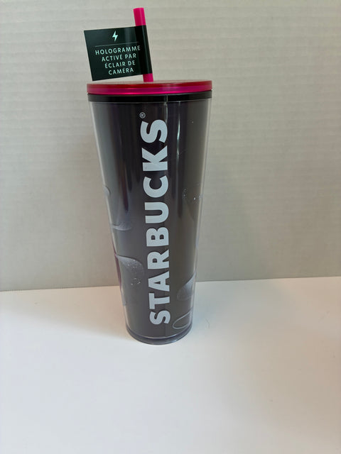 Starbucks Halloween "Holographic Pumpkin" Camera Flash Activated Tumbler 24oz.