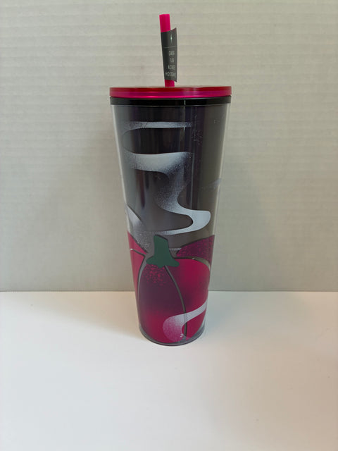 Starbucks Halloween "Holographic Pumpkin" Camera Flash Activated Tumbler 24oz.